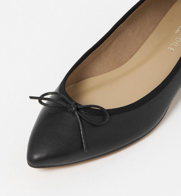 ODETTE E ODILE「【WEB限定】ポインテッドバレリーナ フラット15■&uarr;」|バレエシューズ|