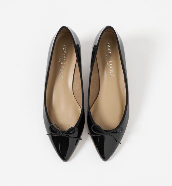 ODETTE E ODILE「【WEB限定】ポインテッドバレリーナ フラット15■&uarr;」|バレエシューズ|