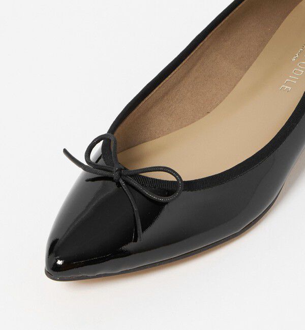 ODETTE E ODILE「【WEB限定】ポインテッドバレリーナ フラット15■&uarr;」|バレエシューズ|
