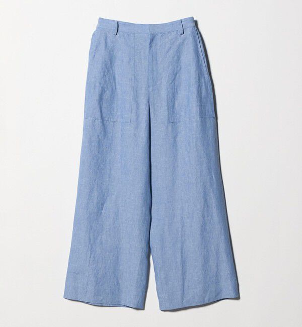 UNITED ARROWS「リネン パッチポケット イージーパンツ ‐ウォッシャブル‐」|チノ|