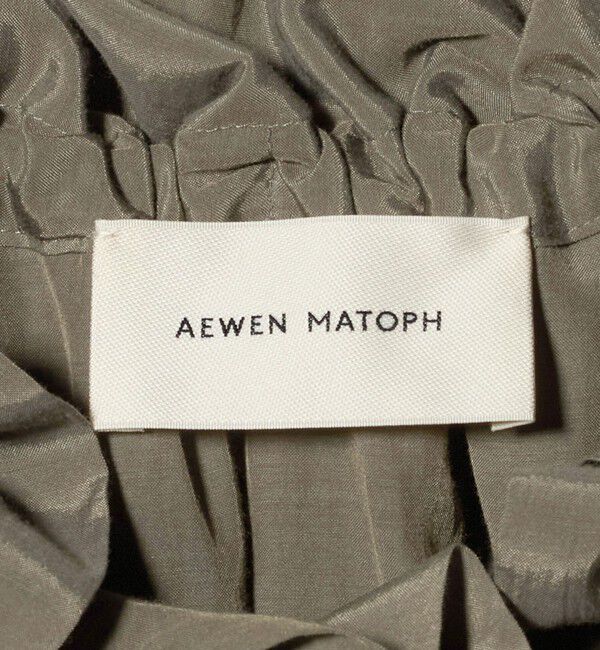 AEWEN MATOPH「＜AEWEN MATOPH＞ギャザーリボンノースリーブ ウォッシャブル」|シャツ・ブラウス|
