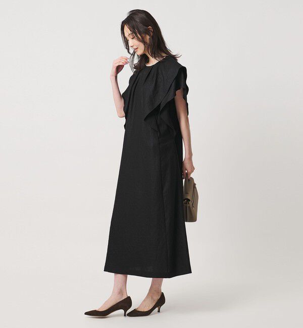 UNITED ARROWS「Spiree IAS フレア ワンピース ‐接触冷感 UVカット ウォッシャブル‐」|ワンピース|