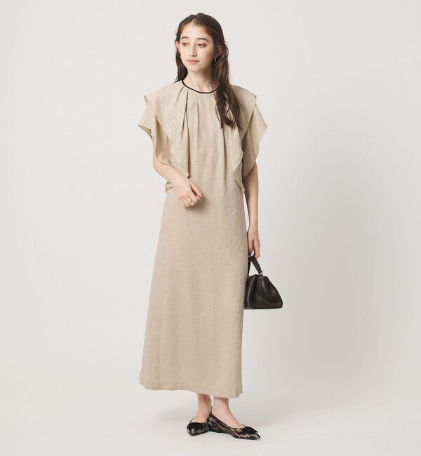 UNITED ARROWS「Spiree IAS フレア ワンピース ‐接触冷感 UVカット ウォッシャブル‐」|ワンピース|