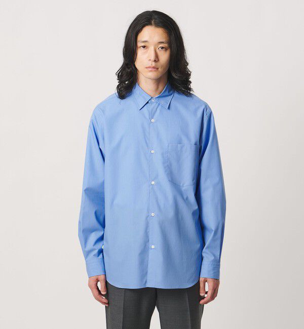 UNITED ARROWS「カリビアーナミルズ ポプリン レギュラーカラーシャツ」|シャツ・ブラウス|
