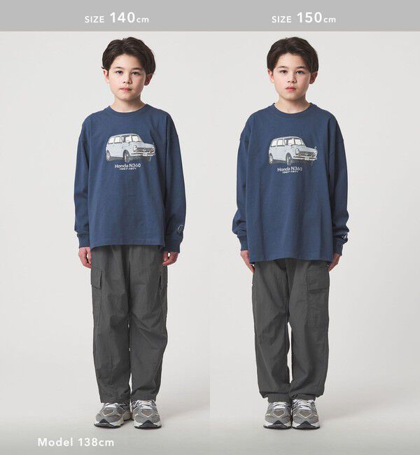 UNITED ARROWS green label relaxing「【スタメンシリーズ】タッサーカーゴパンツ / キッズ  100cm-160cm 撥水 UVカット」|チノ|