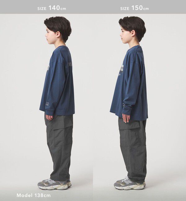 UNITED ARROWS green label relaxing「【スタメンシリーズ】タッサーカーゴパンツ / キッズ  100cm-160cm 撥水 UVカット」|チノ|