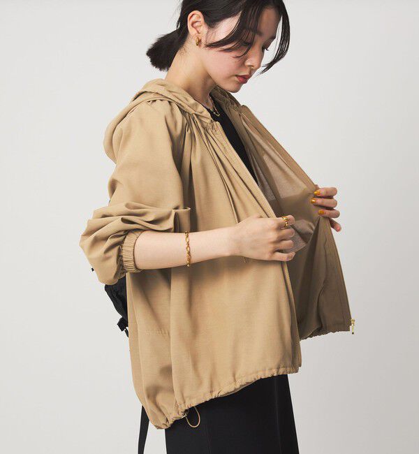 UNITED ARROWS green label relaxing「シアー フーディ ブルゾン マシンウォッシャブル UVカット 通気性」|ブルゾン・スタジャン|