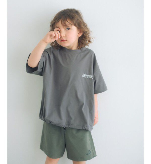 UNITED ARROWS green label relaxing「【別注】＜Marmot＞ラッシュ Tシャツ/ キッズ 120cm-130cm」|Tシャツ・カットソー|MD.GRAY
