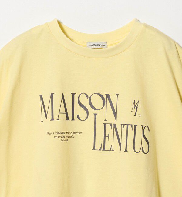 UNITED ARROWS green label relaxing「バック タック ロゴ Tシャツ」|Tシャツ・カットソー|