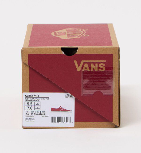 UNITED ARROWS green label relaxing「【WEB限定】＜VANS＞オーセンティック ダックキャンバス スニーカー」|スニーカー|