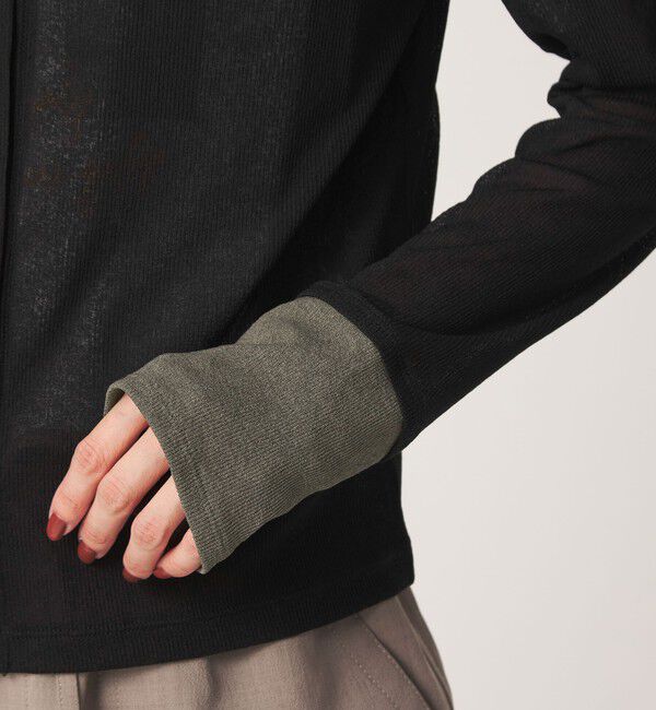 UNITED ARROWS green label relaxing「シアー メランジ カーディガン」|カーディガン|