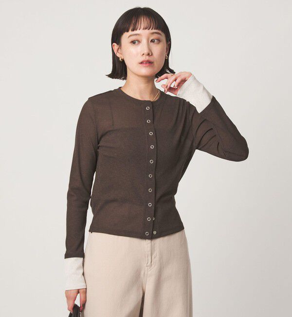 UNITED ARROWS green label relaxing「シアー メランジ カーディガン」|カーディガン|MOCA