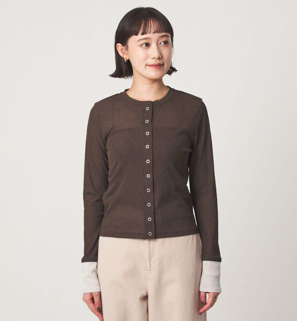 UNITED ARROWS green label relaxing「シアー メランジ カーディガン」|カーディガン|