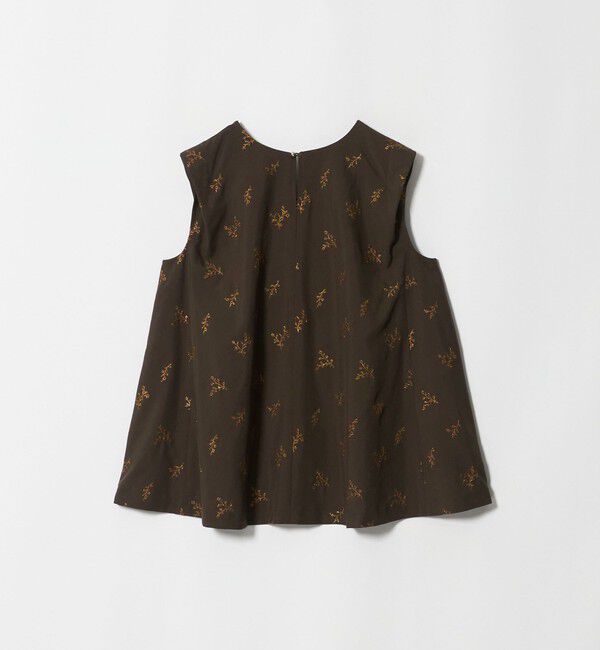 UNITED ARROWS green label relaxing「ラメ エンブロイダリー ノースリーブ ブラウス」|シャツ・ブラウス|