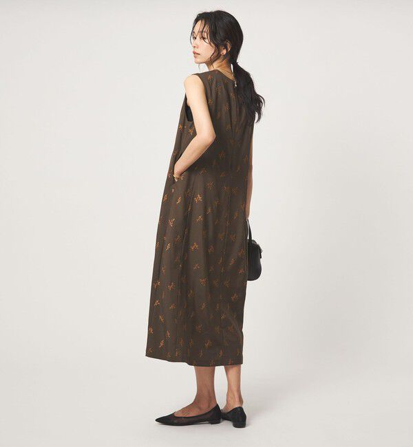 UNITED ARROWS green label relaxing「［size SHORTあり］ラメ エンブロイダリー ジャンパースカート」|ジャンパースカート|