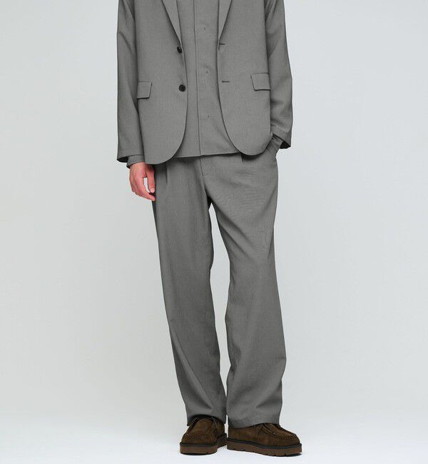 UNITED ARROWS green label relaxing「SHIELDRY ワイド 1P パンツ W4 -伸縮性・UVカット・遮熱-」|その他|MD.GRAY
