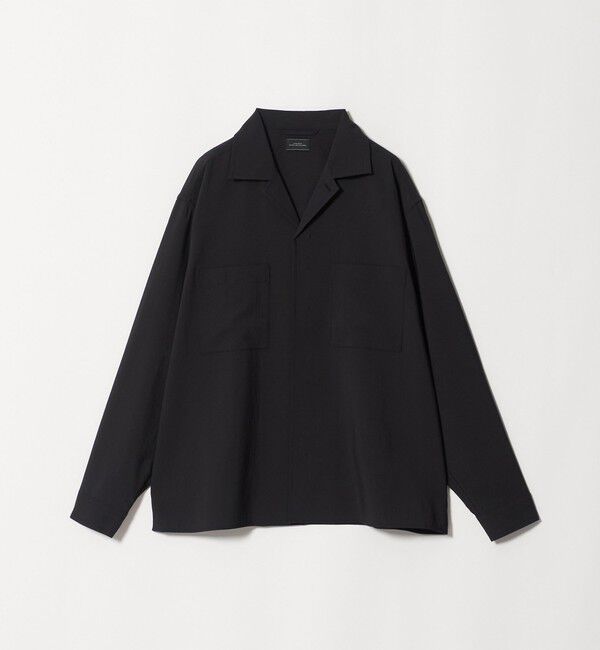 UNITED ARROWS green label relaxing「SHIELDRY フライフロント 長袖 オープンカラー シャツ -伸縮性・UVカット・遮熱-」|シャツ・ブラウス|