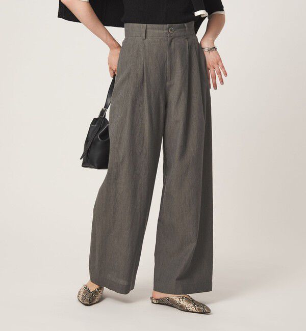 UNITED ARROWS green label relaxing「FAbRICA 2タック ワイド パンツ」|その他|