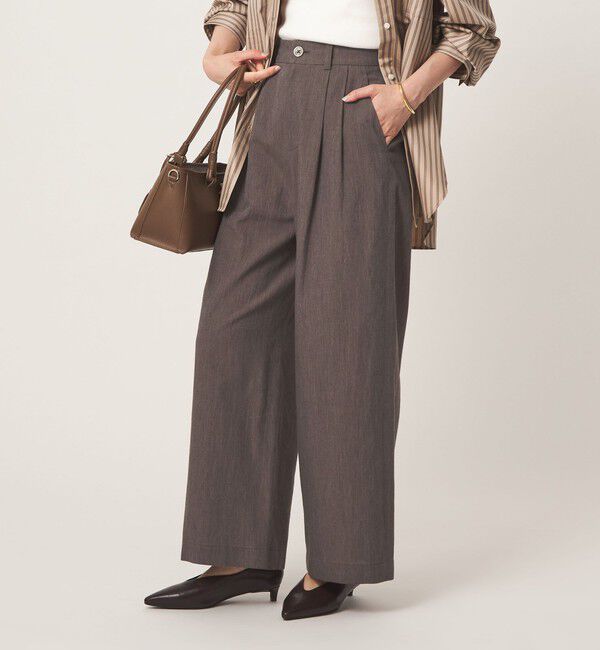 UNITED ARROWS green label relaxing「FAbRICA 2タック ワイド パンツ」|その他|