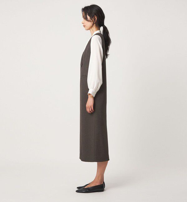 UNITED ARROWS green label relaxing「ネップツイル ジャンパースカート マシンウォッシャブル」|ジャンパースカート|