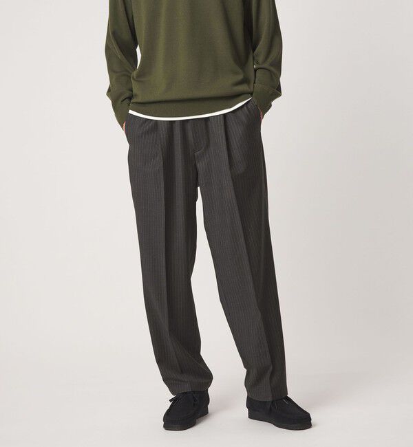 UNITED ARROWS green label relaxing「TW サージ オルマイ ワイド W3 イージーパンツ -2WAYストレッチ-」|その他|DK.GRAY