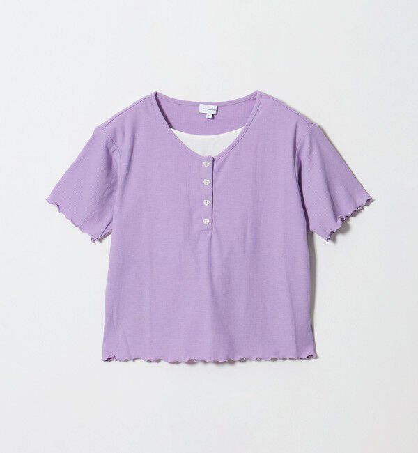UNITED ARROWS green label relaxing「テレコ ヘンリーネック Tシャツ / キッズ 140cm-160cm」|Tシャツ・カットソー|LILAC