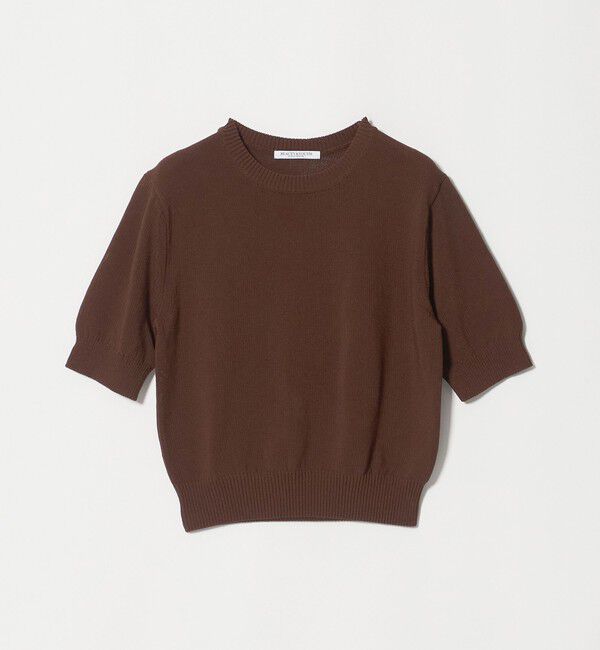 BEAUTY&YOUTH UNITED ARROWS「コイルニット ショートスリーブ プルオーバー ウォッシャブル」|ニット・セーター|