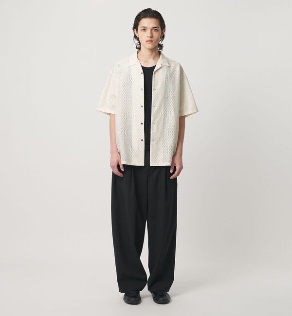 MONKEY TIME「RENU TROシリーズ 2タック ワイド スラックス -セットアップ対応-」|チノ|