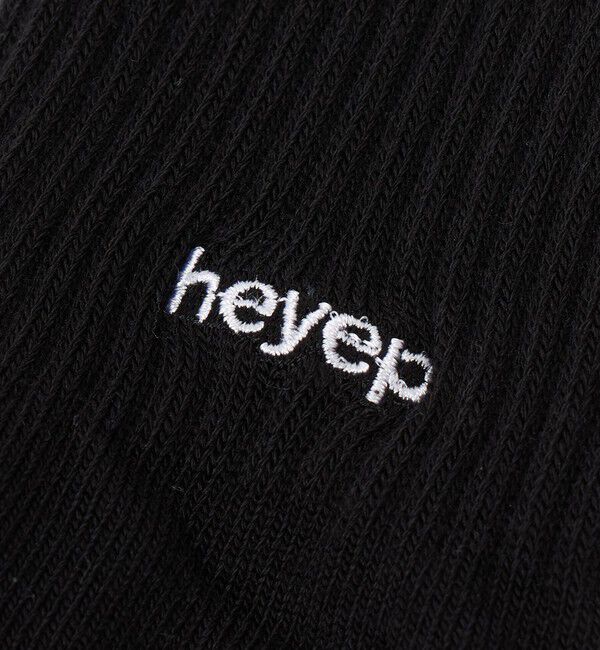 BEAUTY&YOUTH UNITED ARROWS「＜heyep＞リブ ロゴ ソックス/2P」|ソックス|