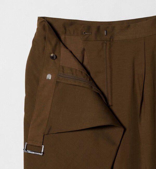 BEAUTY&YOUTH UNITED ARROWS「フロントラップ ベルト パンツ ウォッシャブル」|その他|