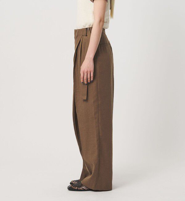 BEAUTY&YOUTH UNITED ARROWS「フロントラップ ベルト パンツ ウォッシャブル」|その他|