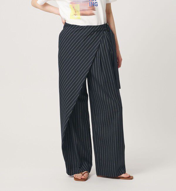 BEAUTY&YOUTH UNITED ARROWS「フロントラップ ベルト パンツ ウォッシャブル」|その他|
