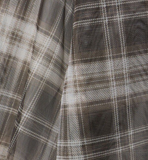 BEAUTY&YOUTH UNITED ARROWS「【WEB限定】オンブレーチェック シアーバンドカラーシャツ ウォッシャブル」|シャツ・ブラウス|