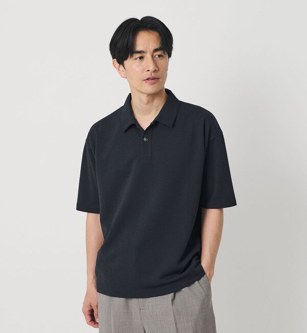 BEAUTY&YOUTH UNITED ARROWS「ドライ スムース ジャージー ポロシャツ 吸水速乾」|Tシャツ・カットソー|NAVY