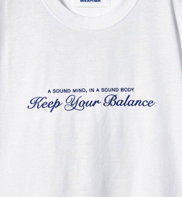 NICE WEATHER「＜NICE WEATHER＞Keep Your Balance Tシャツ」|Tシャツ・カットソー|