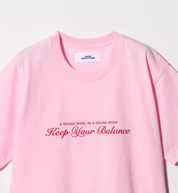 NICE WEATHER「＜NICE WEATHER＞Keep Your Balance Tシャツ」|Tシャツ・カットソー|