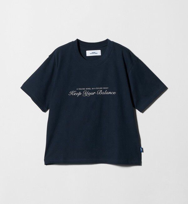 NICE WEATHER「＜NICE WEATHER＞Keep Your Balance Tシャツ」|Tシャツ・カットソー|NAVY