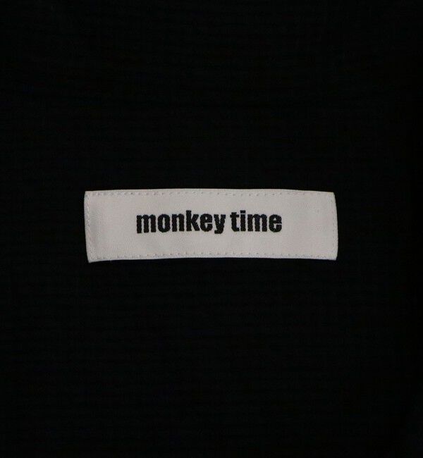 MONKEY TIME「シアー グリッド シャツ」|シャツ・ブラウス|