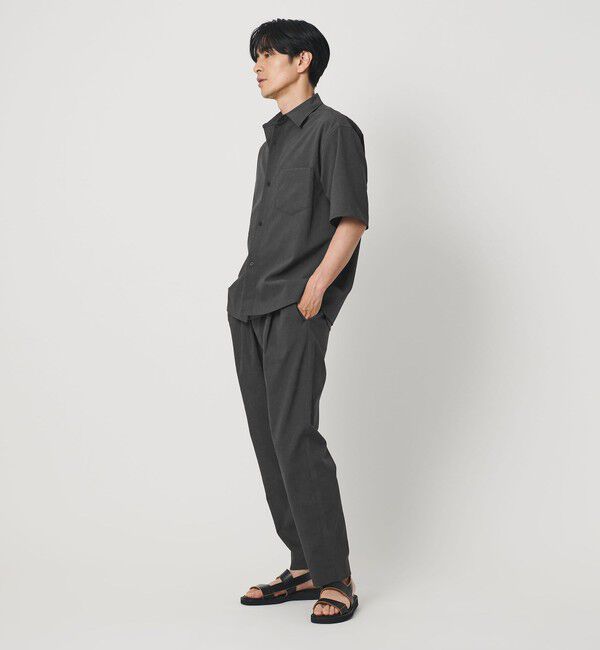 BEAUTY&YOUTH UNITED ARROWS「KOMATSU PACK トロピカル 1P テーパード イージー パンツ NO.6 ストレッチ 吸水速乾 UVカット セットアップ」|チノ|
