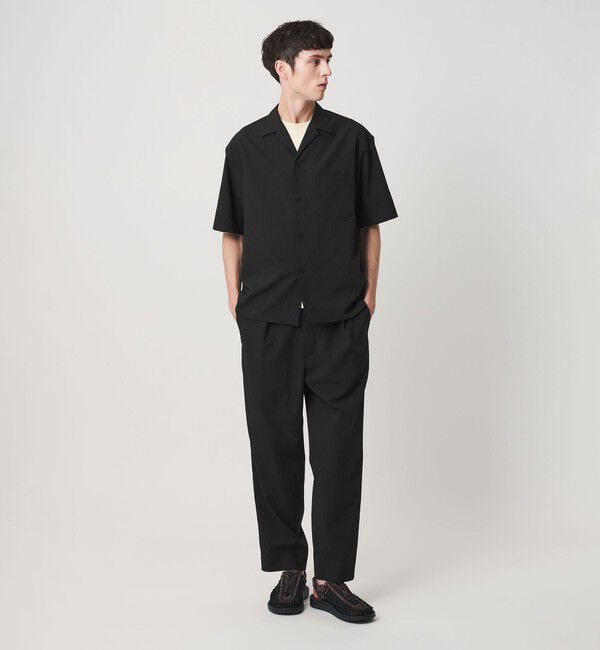 BEAUTY&YOUTH UNITED ARROWS「KOMATSU PACK トロピカル オープンカラー シャツ GRANDE型 ストレッチ 吸水速乾 UVカット セットアップ対応」|シャツ・ブラウス|