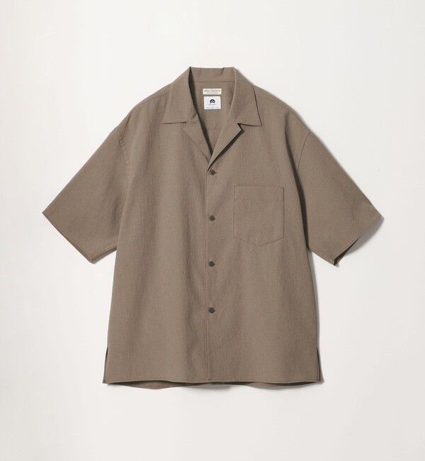 BEAUTY&YOUTH UNITED ARROWS「KOMATSU PACK トロピカル オープンカラー シャツ GRANDE型 ストレッチ 吸水速乾 UVカット セットアップ対応」|シャツ・ブラウス|