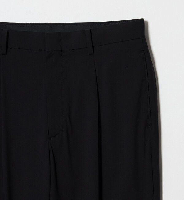 BEAUTY&YOUTH UNITED ARROWS「クール 1プリーツ テーパード スラックス NO.7 接触冷感 ヨコストレッチ」|チノ|