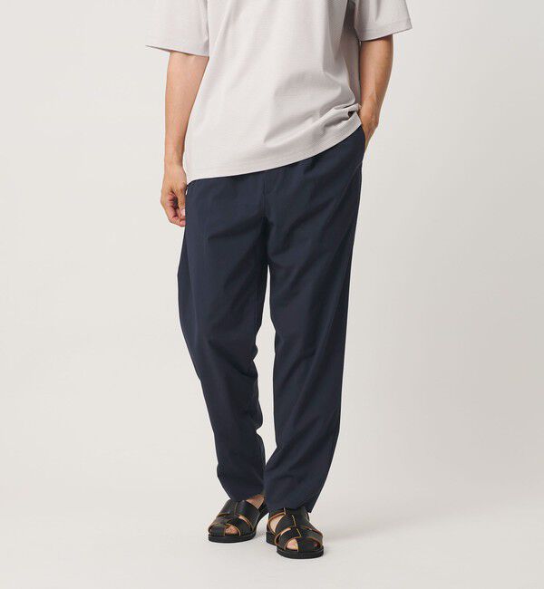 BEAUTY&YOUTH UNITED ARROWS「クール 1プリーツ テーパード スラックス NO.7 接触冷感 ヨコストレッチ」|チノ|