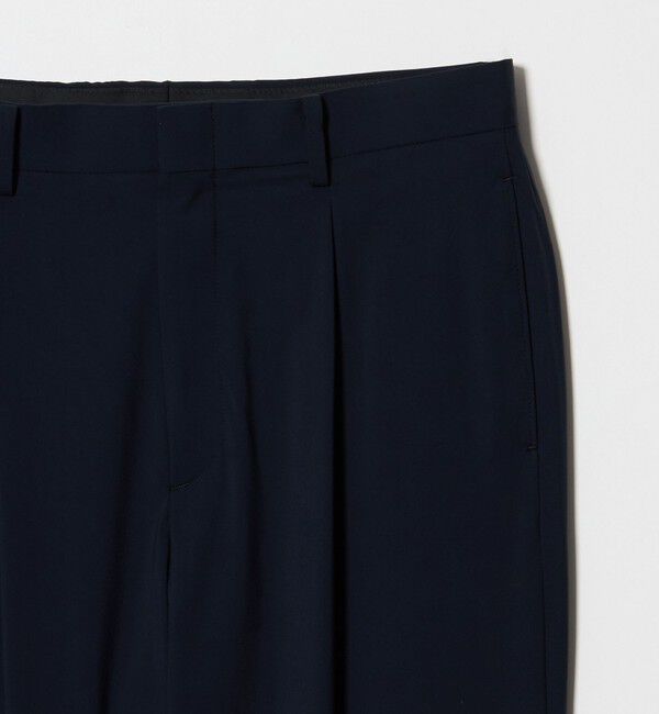 BEAUTY&YOUTH UNITED ARROWS「クール 1プリーツ テーパード スラックス NO.7 接触冷感 ヨコストレッチ」|チノ|