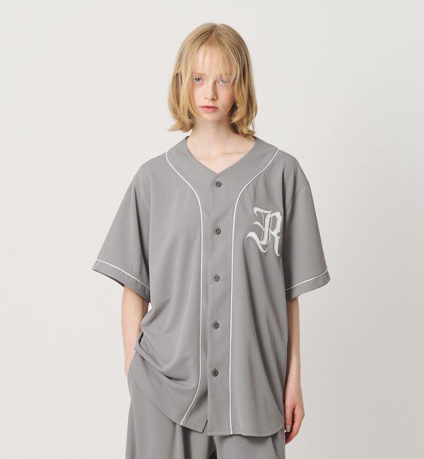ER「＜ER＞メッシュ ベースボール シャツ」|シャツ・ブラウス|