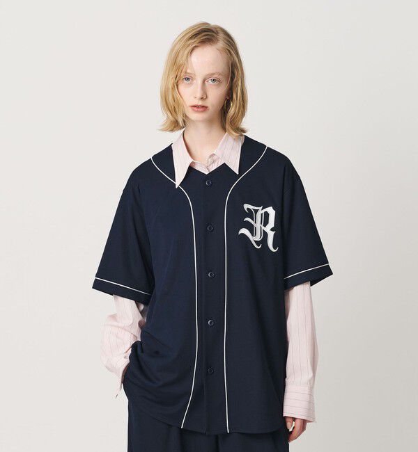 ER「＜ER＞メッシュ ベースボール シャツ」|シャツ・ブラウス|