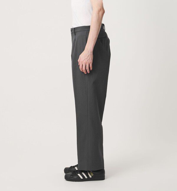 BEAUTY&YOUTH UNITED ARROWS「エアロ ツイル 1プリーツ スラックス NO.9」|チノ|