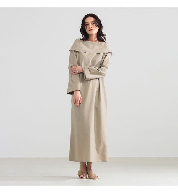 Demi-Luxe BEAMS 「オフショルダー ロングワンピース」|ワンピース|