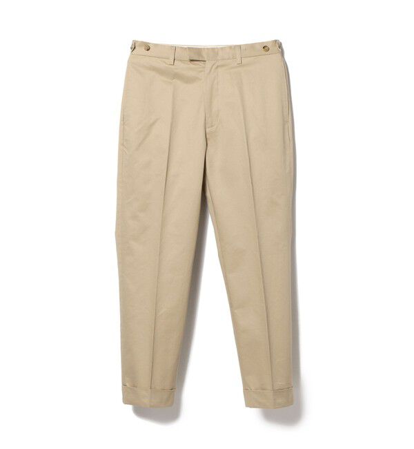 BEAMS PLUS「BEAMS PLUS / コットンツイル アイビー トラウザーズ アンクルカット」|その他|BEIGE