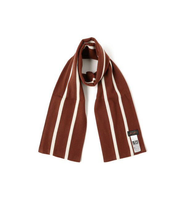 BEAMS PLUS「ENGLISH TRADITION &times; BEAMS PLUS / 別注 スクールマフラー」|マフラー|BRN*WHT*BRN